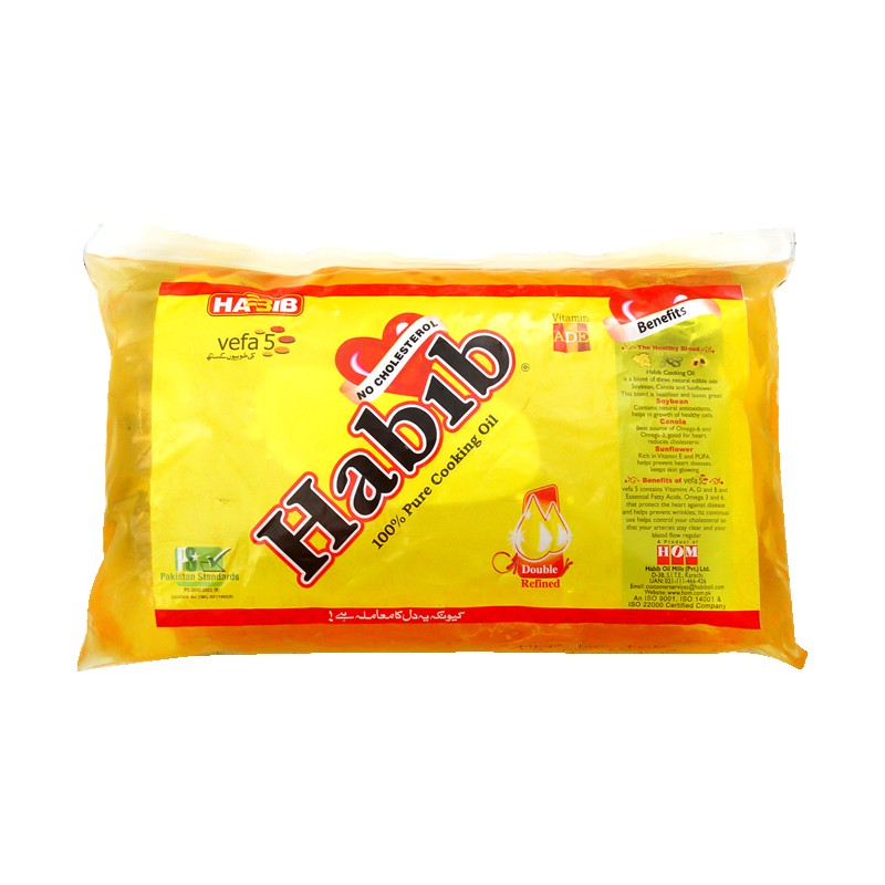 Habib Cooking Oil Double Refined 1 Litre